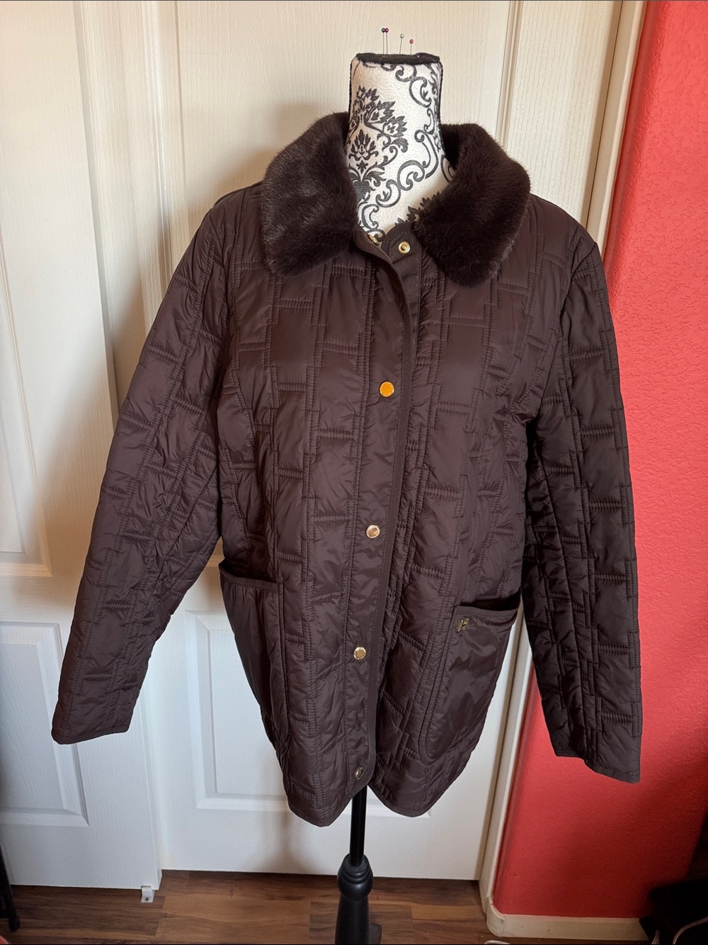 Dark brown Halston jacket